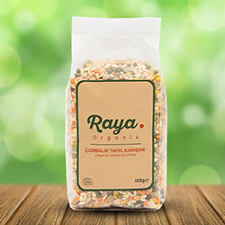 Raya Organik Çorbalık Tahıl Karışımı 500g