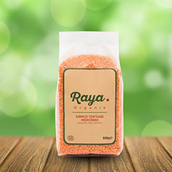 Raya Organic Red Lentil 500g