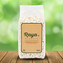 Raya Organik Dermason Kuru Fasulye  500g