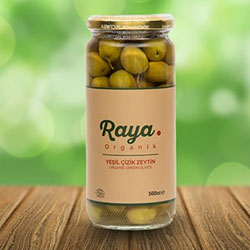 Raya Organik Yeşil Zeytin 500ml