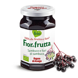 Fiordifrutta Organik Kara Mürver Püresi  Sambuco 1 5kg Meyveden  250g