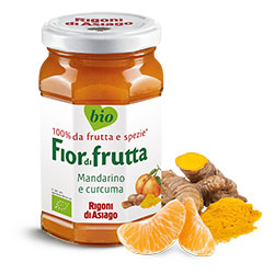 Rigoni di Asiago Fiordifrutta Organic Fruit Spread Mandarin & Turmeric 260g