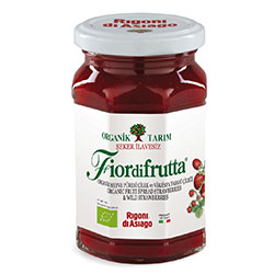 Fiordifrutta Organik Çilek ve Yaban Çilekleri Püresi  1 5kg Meyveden  250g