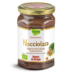 Nocciolata Organik Kakaolu ve Sütlü Fındık Kreması 270gr