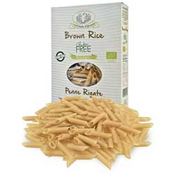 Rustichella D'abruzzo Organik Glutensiz Esmer Pirinç Makarna  Kalem  250gr