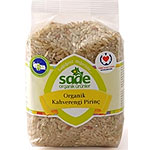 Sade Organik Kahverengi  Kepekli  Pirinç 500gr