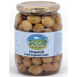 Sade Organik Yeşil Zeytin  Çizik  500gr