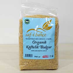 Saf-i Bahçe Organic Bulghur Fine 750g