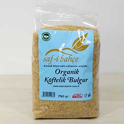 Saf-i Bahçe Organik Köftelik Bulgur 750gr