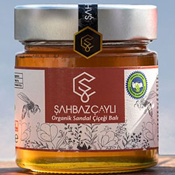 Şahbaz Çaylı Organic Sandal Flower Honey 320g