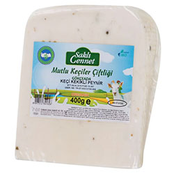 Saklı Cennet Organic 100% Goat Cheese  With Thyme  400g