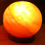 Himalayan Crystal Salt Lamp  Sphere 