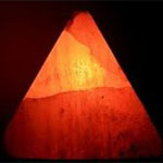 Himalayan Crystal Salt Lamp (Pyramid)