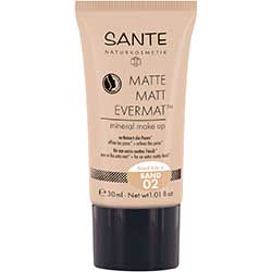 SANTE Organik Ekstra Mat Mineral Fondöten  02 Kum Rengi  Sand  30ml