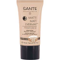 SANTE Organic Matte Matt Evermat Mineral Make up  03 Golden 