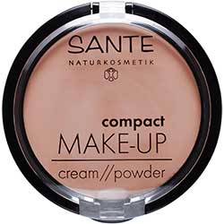 SANTE Organic Cream Foundation Compact Make up  02 Bej  Cream/Powder 