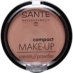 SANTE Organic Cream Foundation Compact Make up  03 Faw  Cream/Powder 