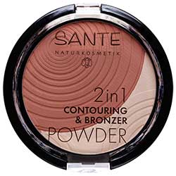 SANTE Organic 2in1 Contouring & Bronzer Powder  01 Light-Medium 