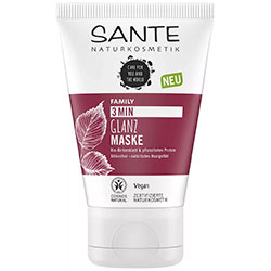 SANTE Organik 3 Dakikada Parlaklık Veren Saç Maskesi  Huş Ağacı & Bitkisel Protein  100ml