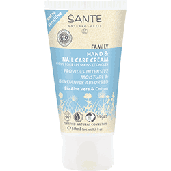 SANTE Organic Family Hand & Nail Care Cream  Extra Sensitive  50ml