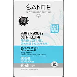 Sante Organic Refining Soft Peeling  Aloe Vera & Chia Seed Oil  2x4ml