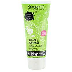 Sante Organic Balance Shower Gel  Aloe & Almond oil  200ml