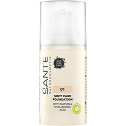 SANTE Organic Soft Care Foundation  01 Warm Linen  30ml