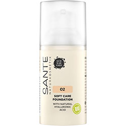 SANTE Organic Soft Care Foundation  02 Neutral Beige  30ml