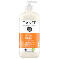 Sante Organic Strength & Shine Shampoo  Orange & Coconut  500ml