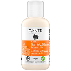 SANTE Organik Güçlendirici Şampuan  Portakal & Hindistan Cevizi  Seyahat Boyu 50ml