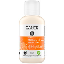 Sante Organic Strength & Shine Shampoo  Orange & Coconut  50ml