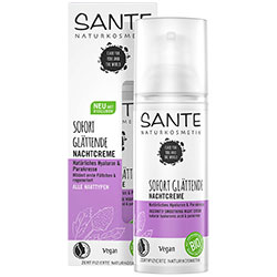 Sante Organic Instantly Smoothing Night Cream (Hyaluronic Acid & Paracress) 50ml