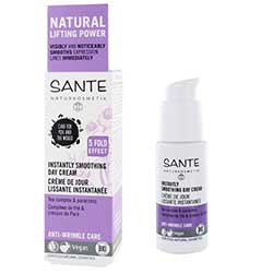 Sante Organic Instantly Smoothing Day Cream  Tea Complex & Paracress  30ml