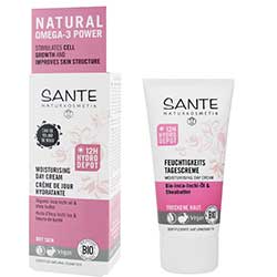 Sante Organic Moisturising Day Cream  Inca Inchi Oil & Shea Butter  50ml