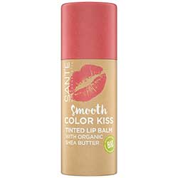 SANTE Organic Smooth Color Kiss Lip Balm (01 Soft Coral) - Ekoorganik | Lipliner