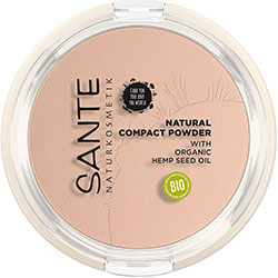 SANTE Organic Natural Compact Powder  01 Cool Ivory 