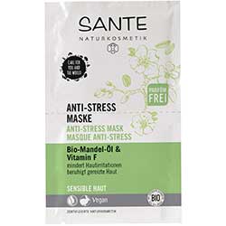 Sante Organic Anti Stress Mask (Almond Oil & Vitamin F) 2x4ml