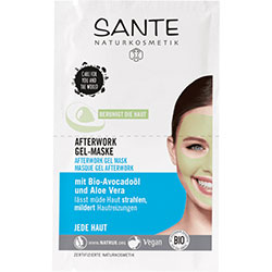 SANTE Organic Afterwork Gel Mask 2x4ml