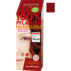 SANTE Organic Herbal Hair Color Cream  Mahogany Brown  150g