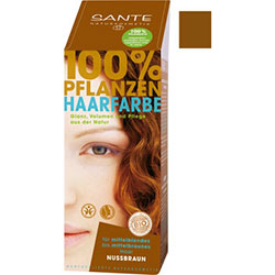 SANTE Organic Herbal Hair Colors Powder (Nut Brown) 100g