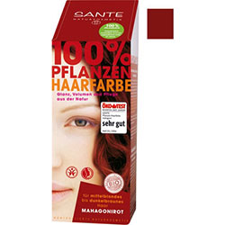 SANTE Organik Bitkisel Toz Saç Boyası  Mahagoni Kızılı  100g