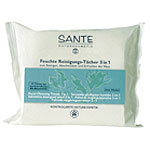 SANTE Organik Nilüfer Çiçekli ve Beyaz Çaylı Yüz Temizleme Mendilleri 25 Adet