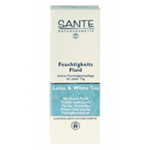 SANTE Organic Moisturizing Fluid  Water Lily Flower  White Tea  40ml