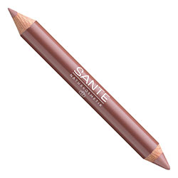 SANTE Organic Lip Duo Contour Gloss (01 & - Ekoorganik Nude)