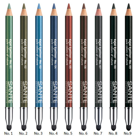 SANTE Organic Eyeliner Pencils (Kajal Eyeliner) - Ekoorganik | Eyeliner