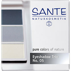 SANTE Organic Eyeshadow Trios (05 Ocean Blue)