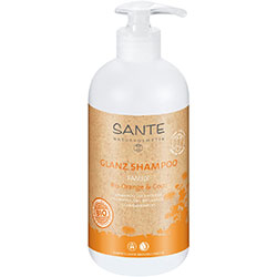 SANTE Organik Şampuan  Aile Serisi  Hindistan Cevizi ve Portakal Özlü Parlaklık  500ml