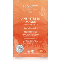 SANTE Organik Her Cilt Tipine Uygun Schisandra Özlü Anti Stres Maske 2x7 5ml