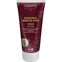 SANTE Organic Homme Body & Hair Shower Gel  Aloe Vera  200ml