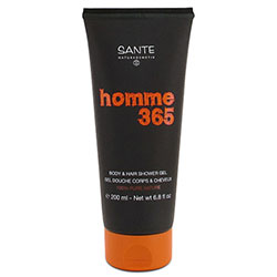 SANTE Organik Erkek Vücut ve Saç Duş Jeli  Homme 365  200ml